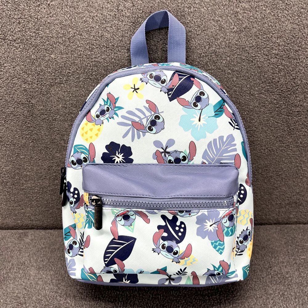 Bioworld Disney‎ Stitch Backpack Blue Tropical Small Lilo & Stitch